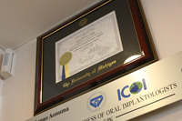 ICOI（国際インプラント学会）米国認定医